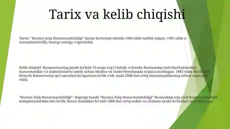 Rossiya Xalq Hunarmandchiligi 2