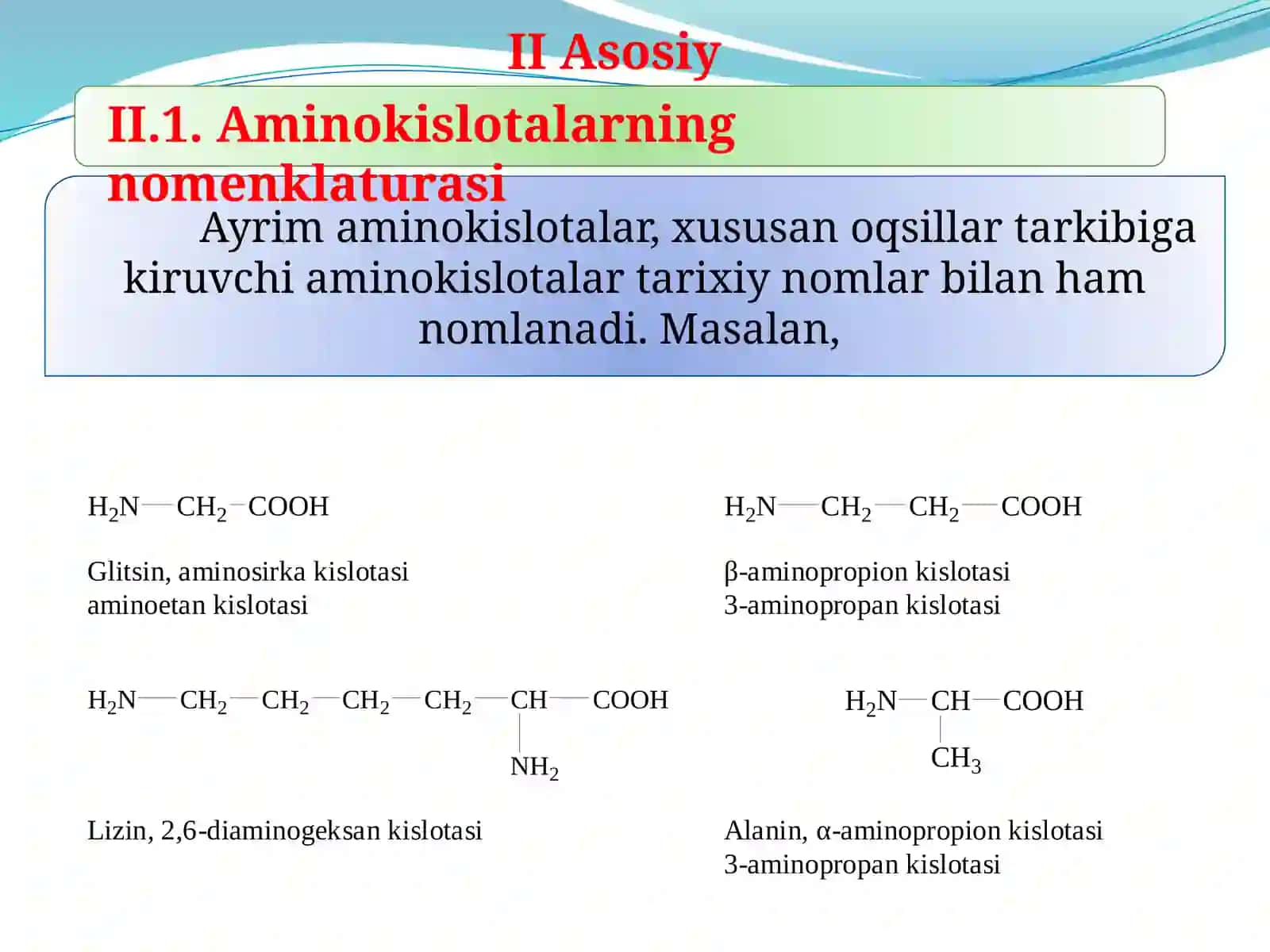 Aminokislotalar 2