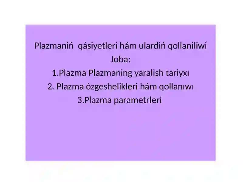 Plazma 2