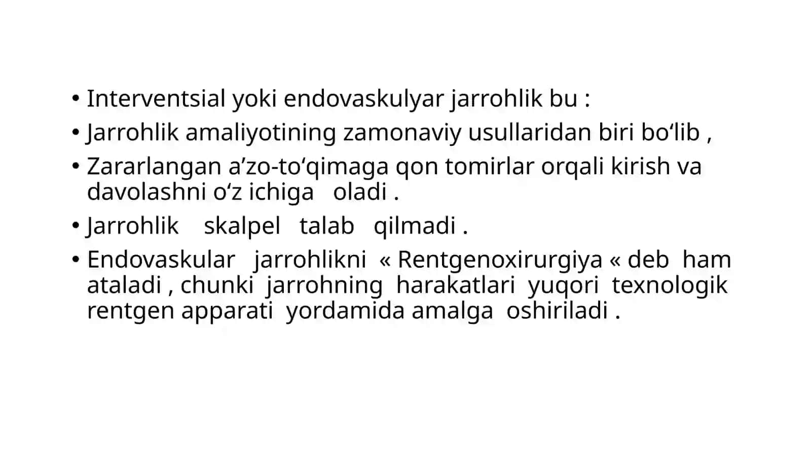 Interventsion vametobolik jarrohlik asoslari 2
