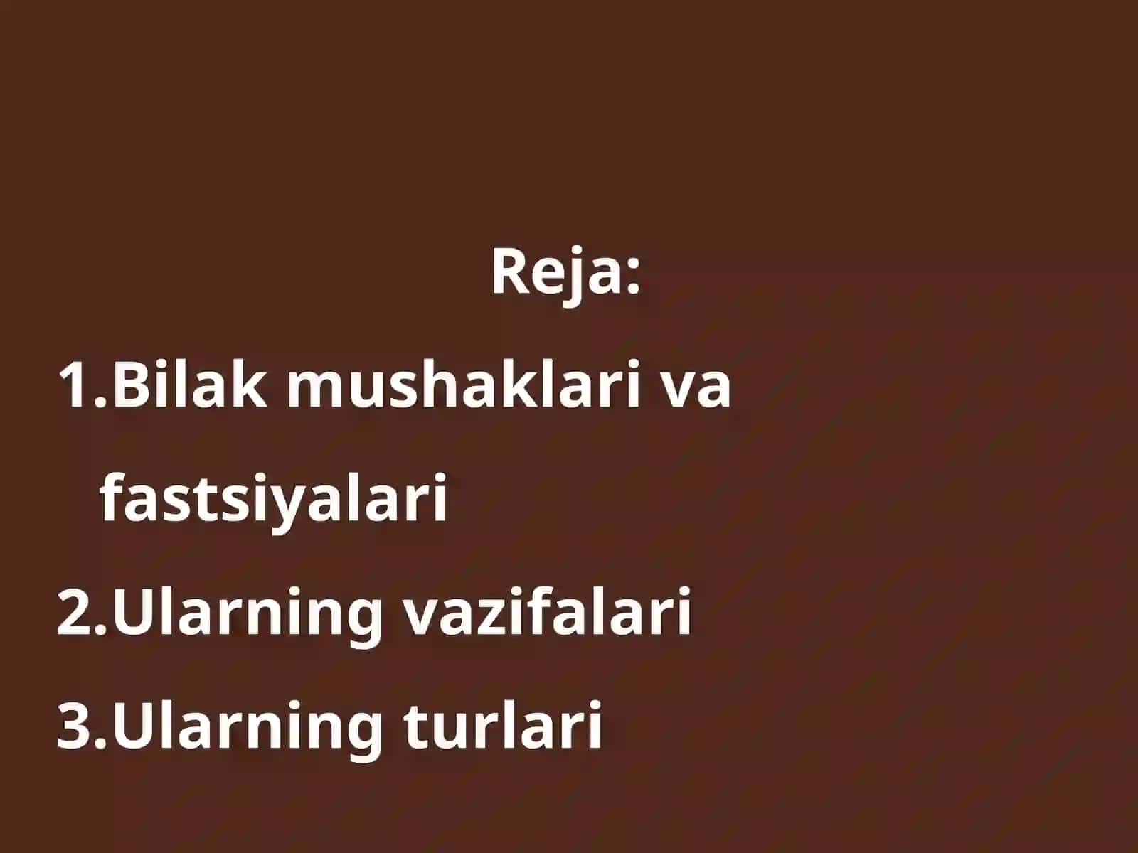 Билак мушаклари 2