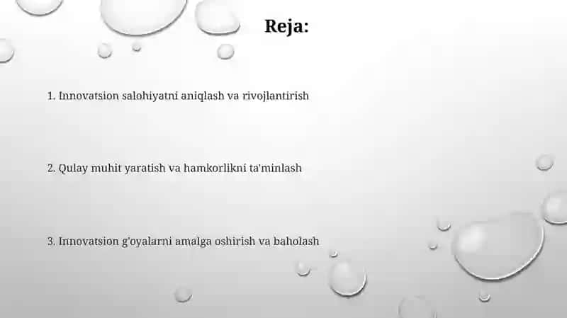 Kutubxona mutaxasisslarining innovatsion kuchini boshqarish 2