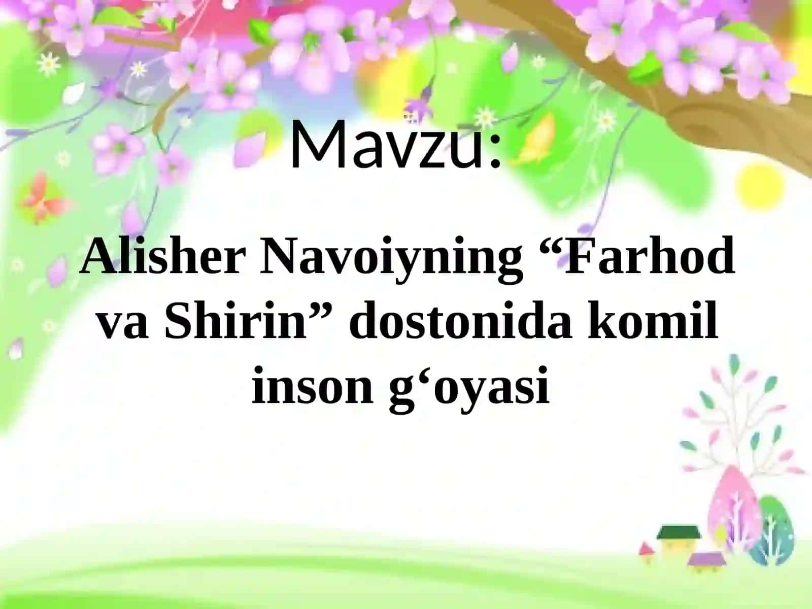 "Farhod va Shirin" dostoni 2