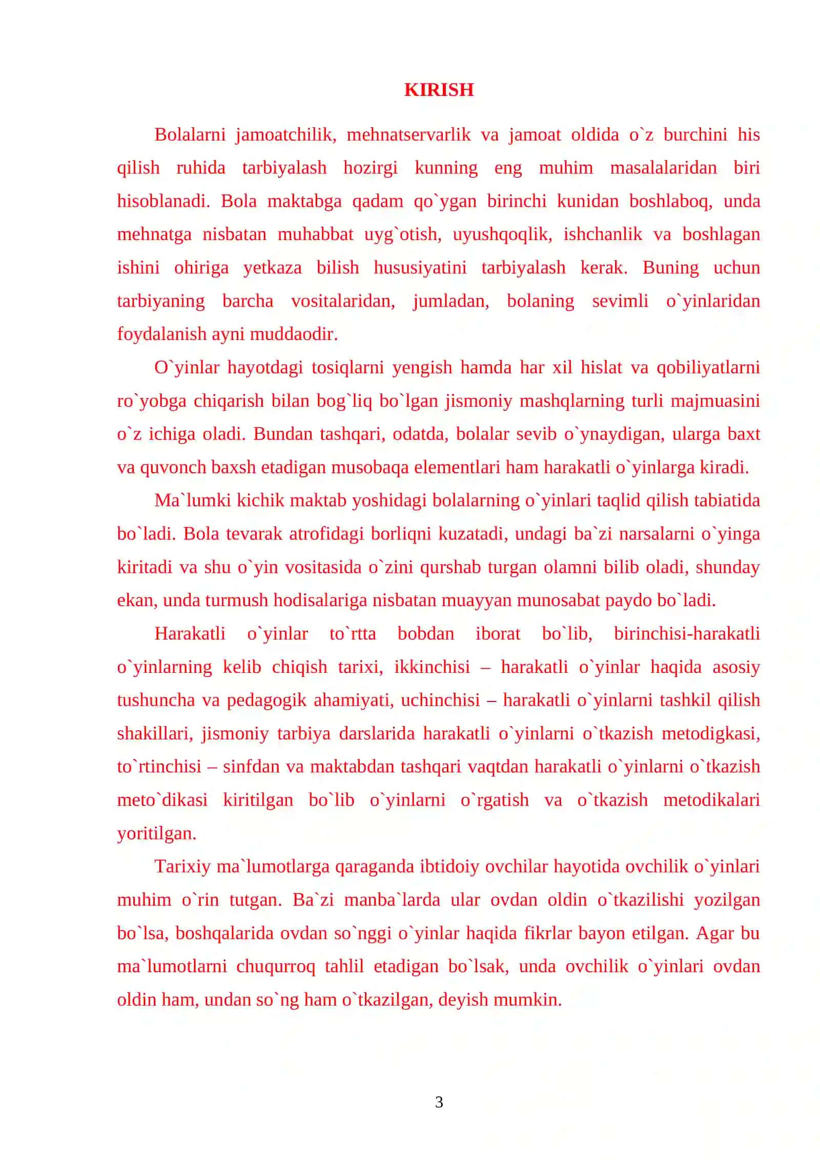 Bolalar harakatli o`yinlari 2