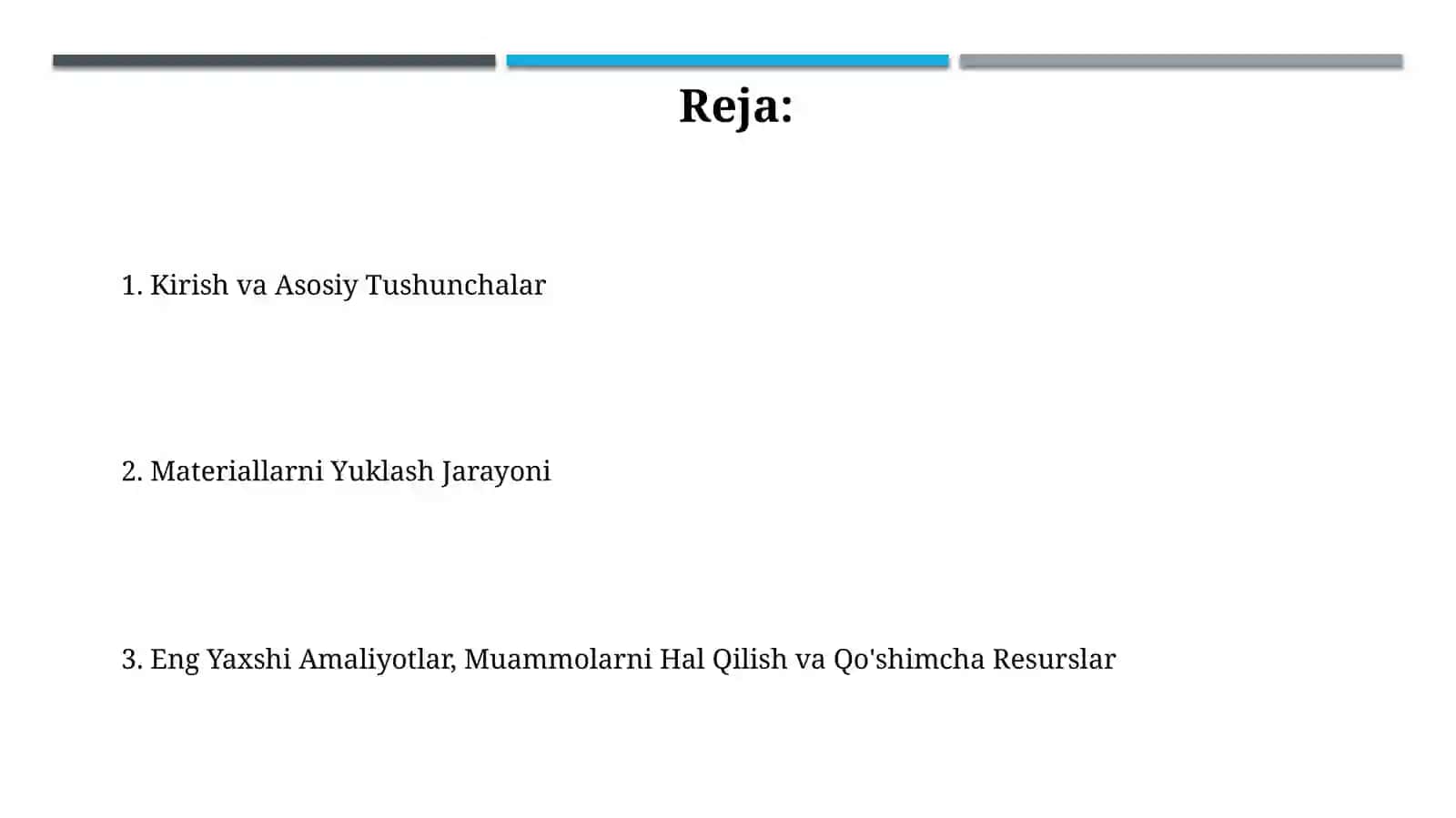 Kirish va Asosiy Tushunchalar 2