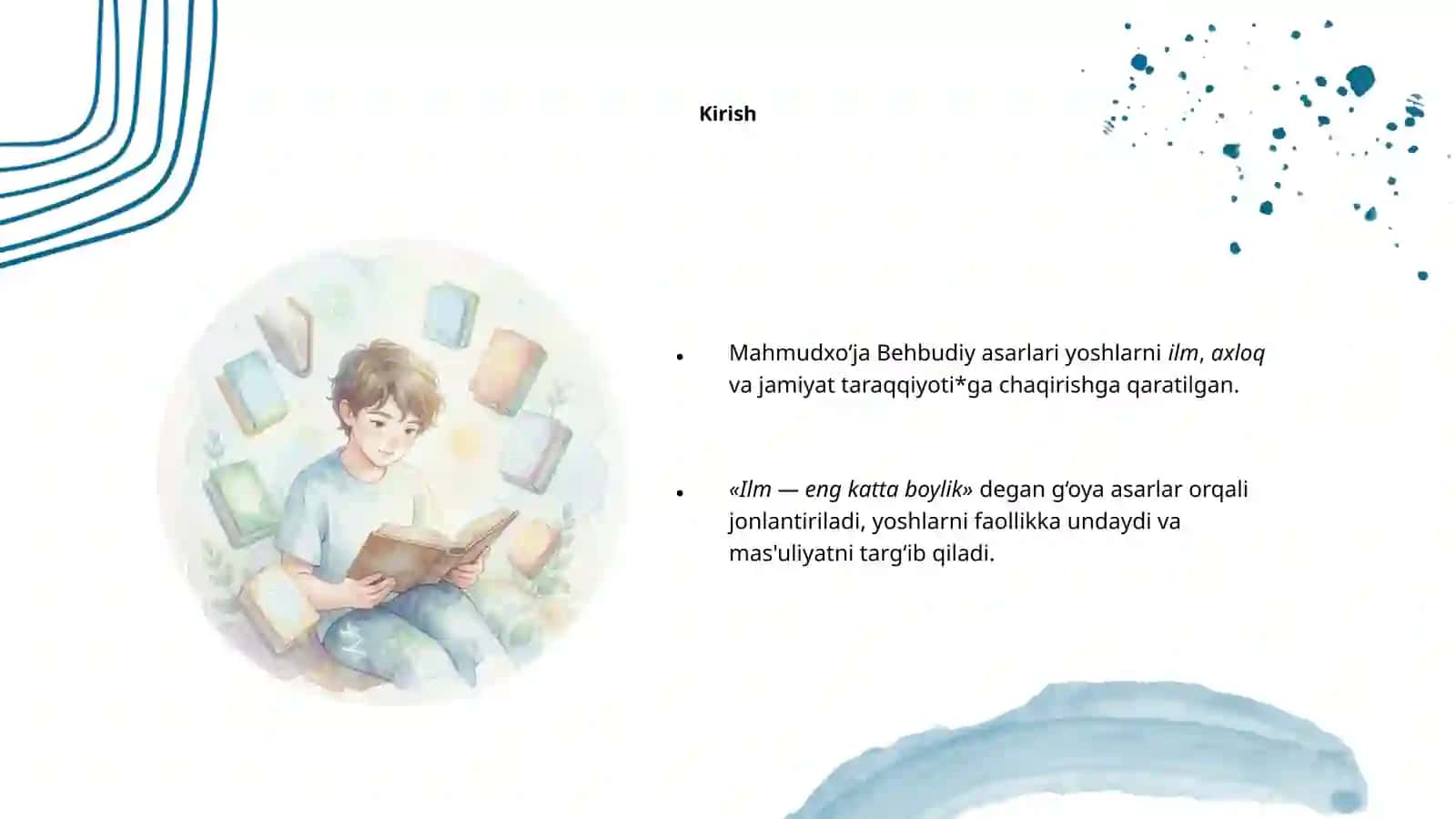 Behbudiy Asarlari Yoshlar 2