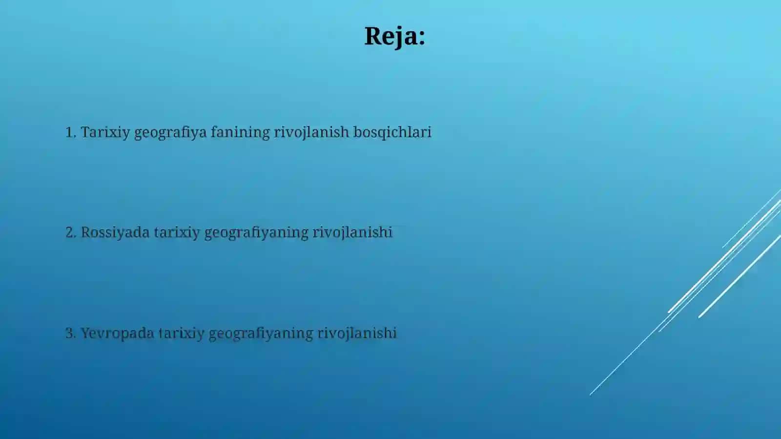 Tarixiy geografiya fanining rivojlanishi 2