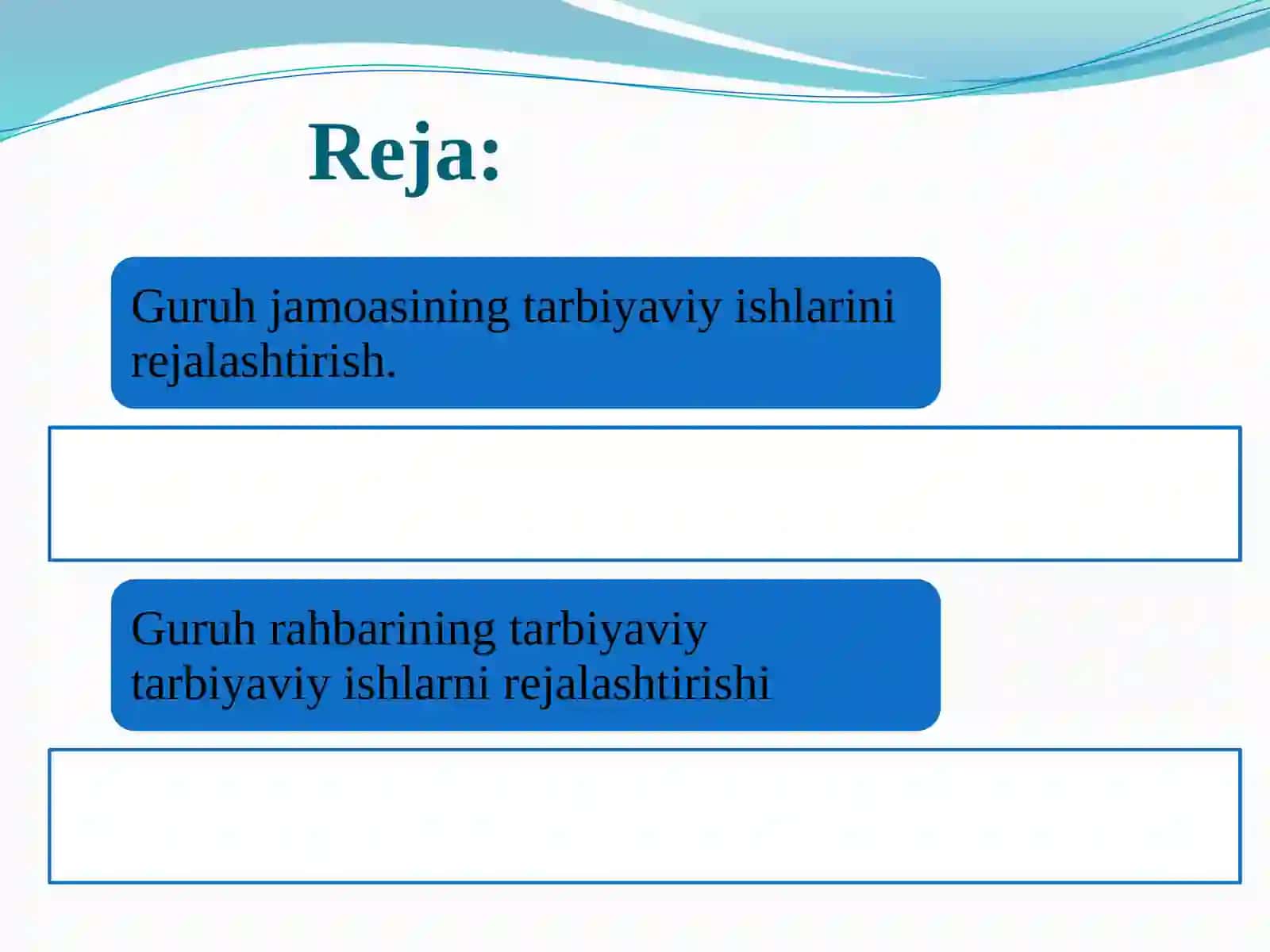 Tarbiyaviy ishlar nitashi 2