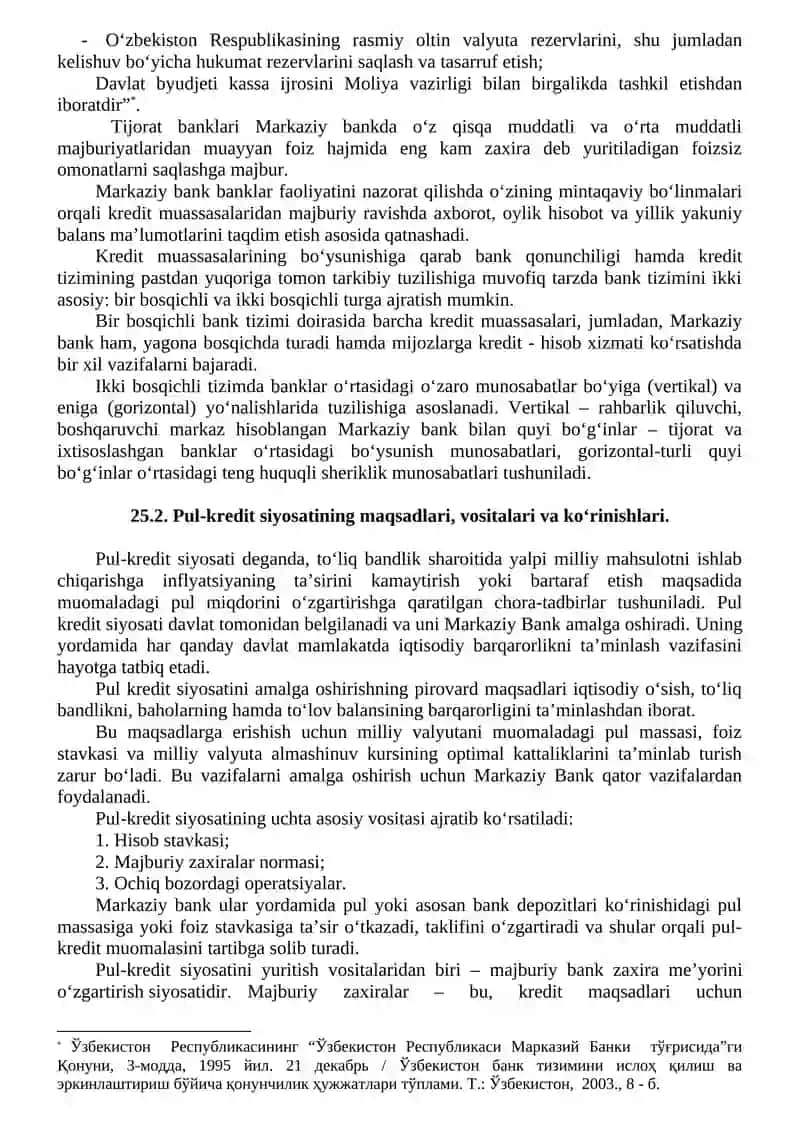 BOB. PUL-KREDIT SIYOSATI 2