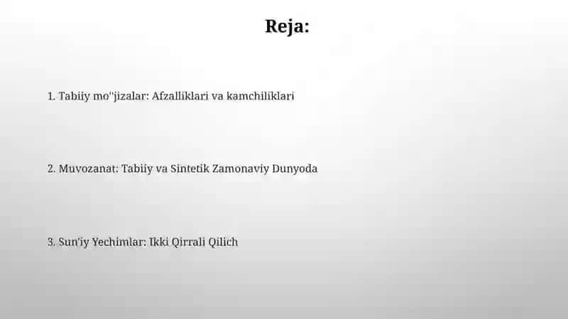 Tabiiy va sintetik vositalarning foydasi va zarari 2