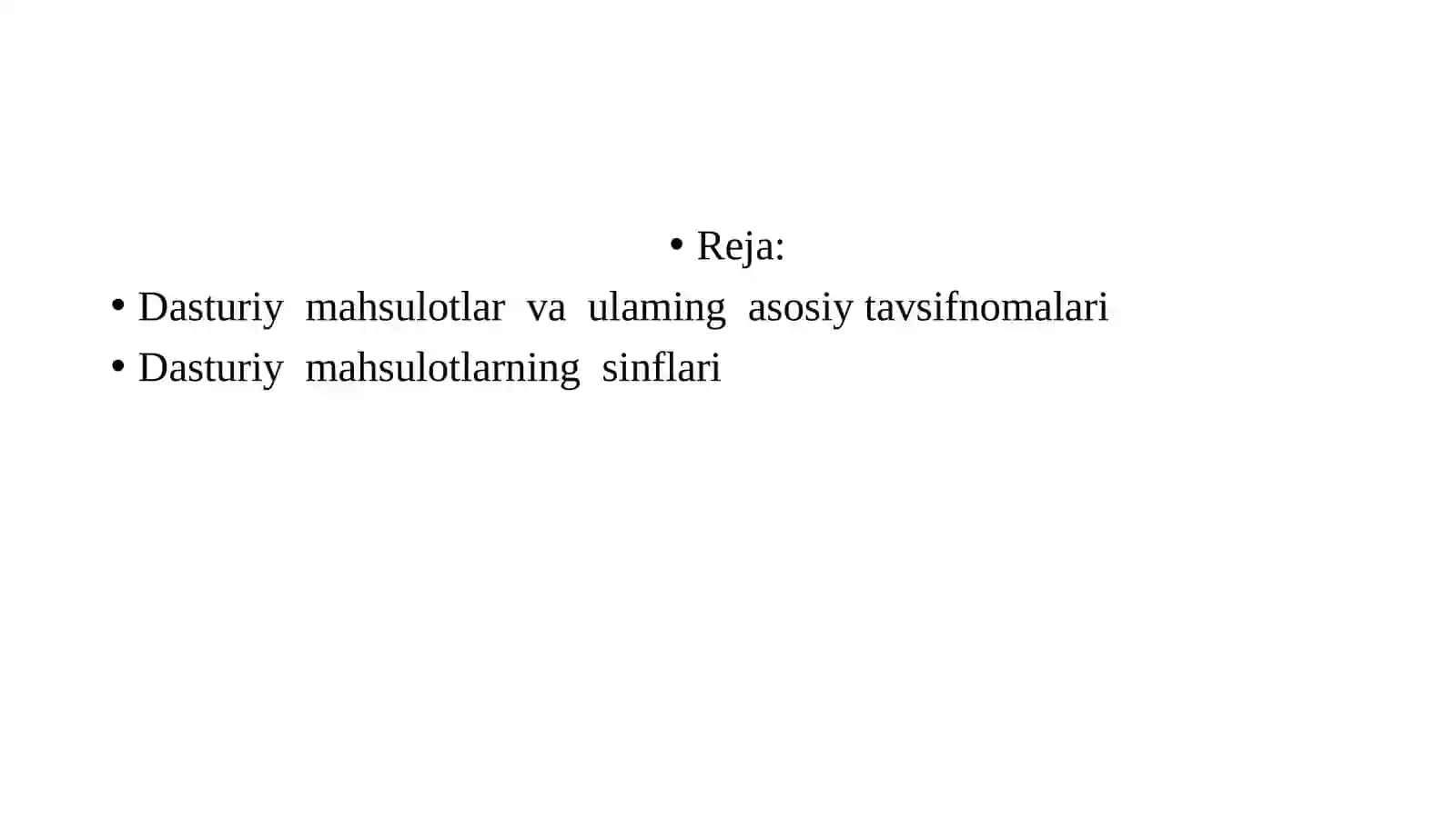 Dasturiy ta’minotning holatiga rivojlanish tendensiyalari 2