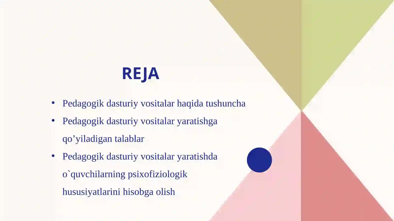 Pedagogik dasturiy vositalarning imkoniyatlari 2