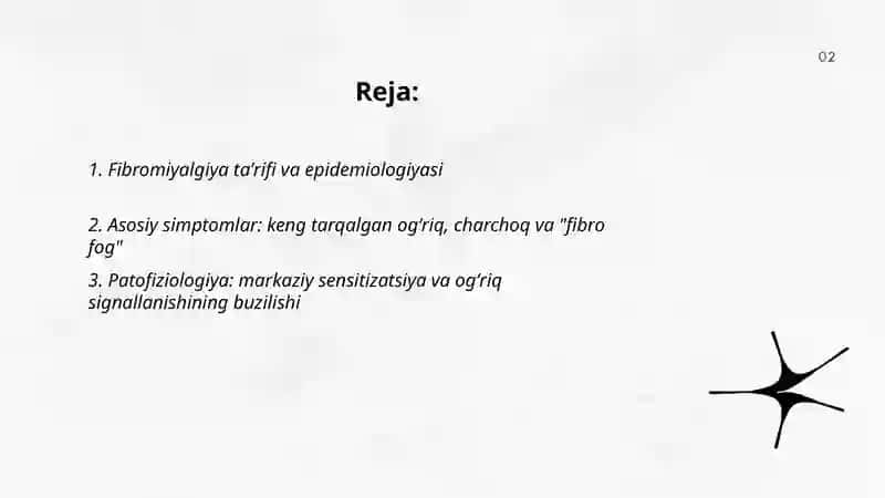 Fibromiyalgiya kasalligi haqida batafsil 2