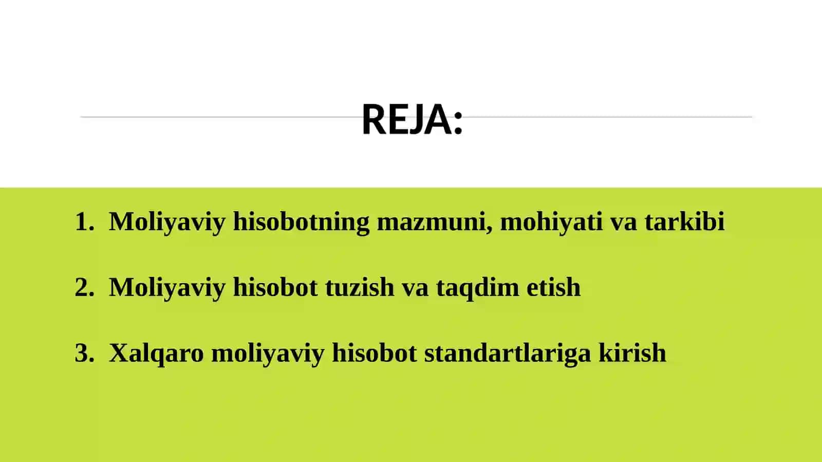 Moliyaviyhisobotningmohiyativaahamiyati 2