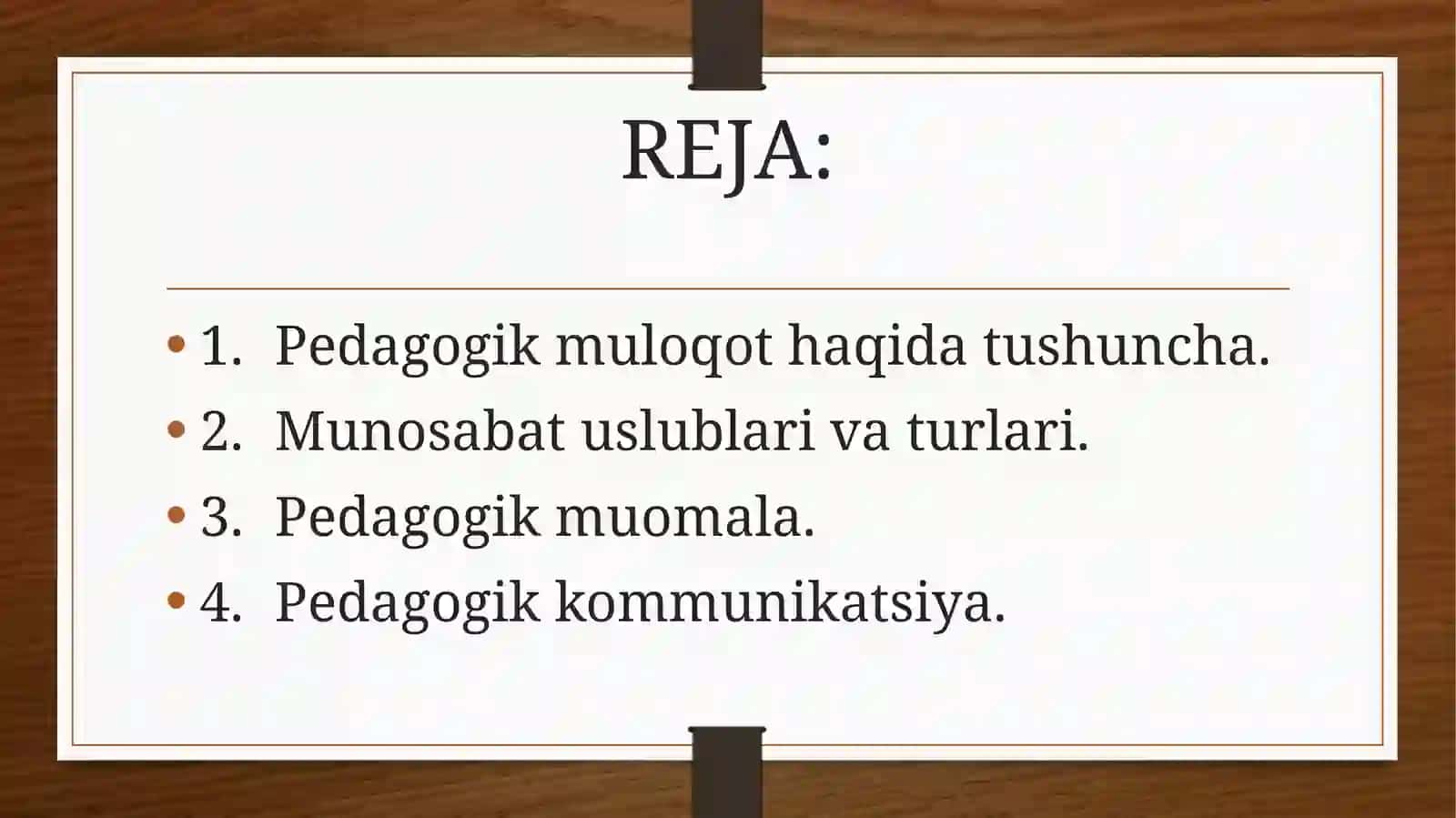 Pedagogik Muloqot – Akmeologik Muammo Sifatida 2