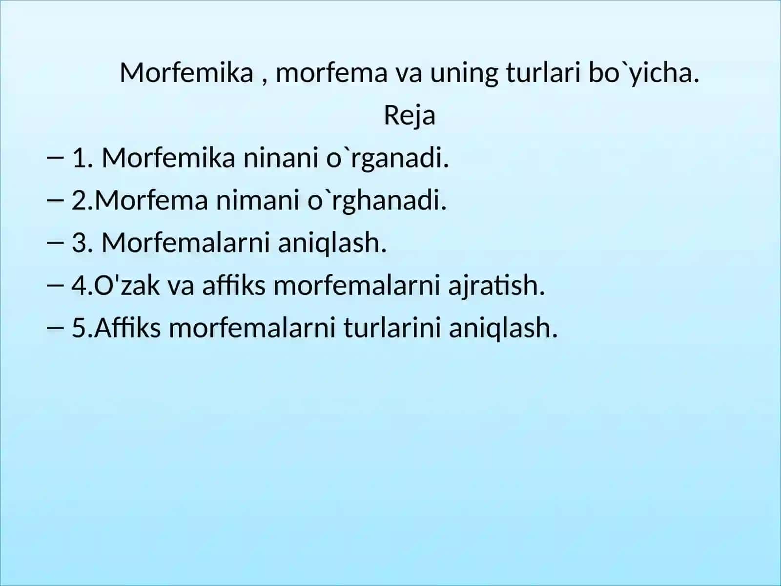 Ona-tili fanidan mustaqil ishi 2