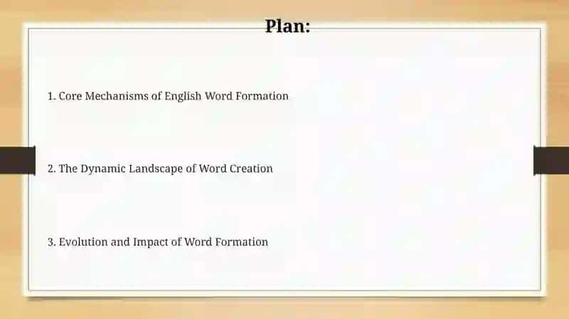 Word formation in English 2