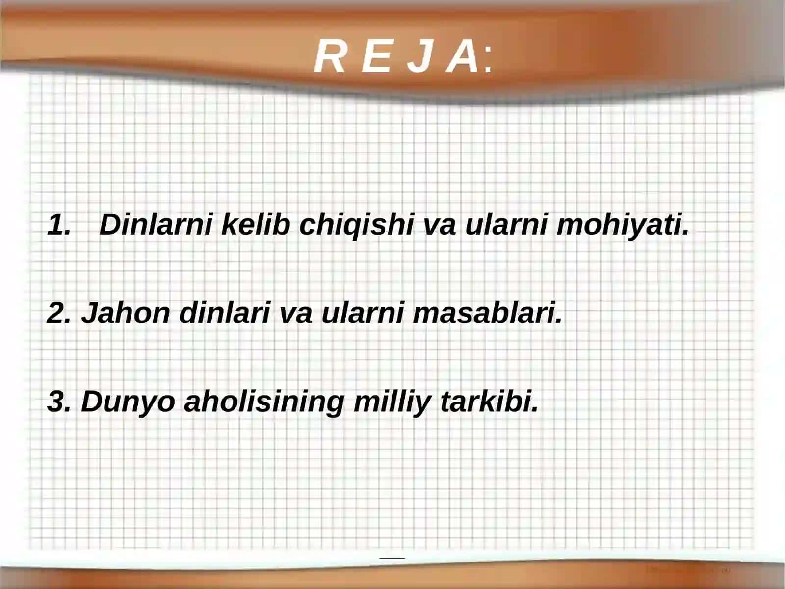 Dunyo dinlarining geografik tarqalishi 2