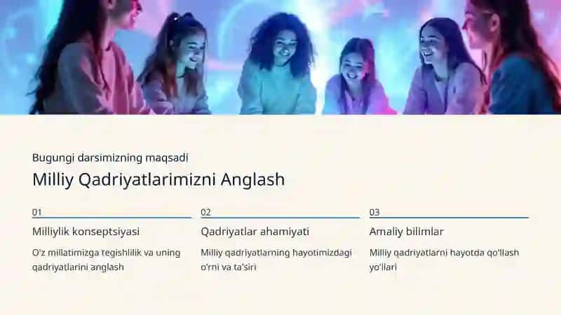 Milliylik va Milliy Qadriyatlar 2