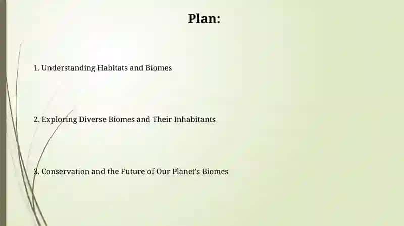 Understanding Habitats and Biomes 2