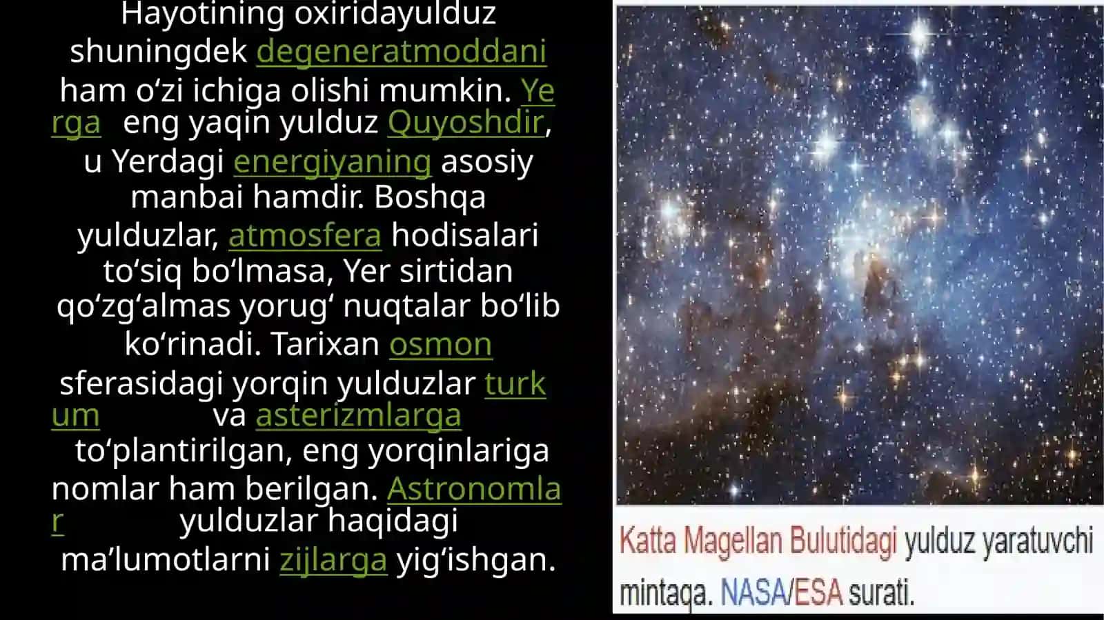 Yulduzlar va ularning harakatlari 2