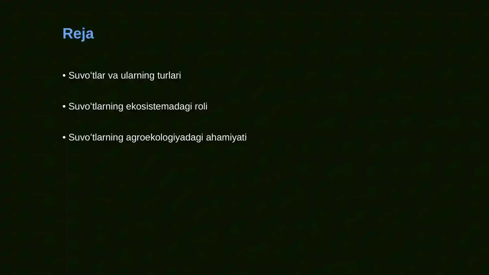 Suvoʻtlarning ahamiyati 2