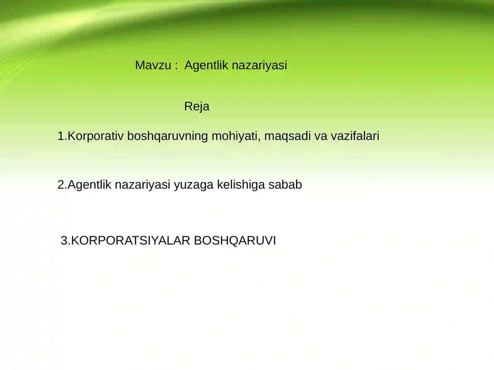 Korporativ boshqaruv 2