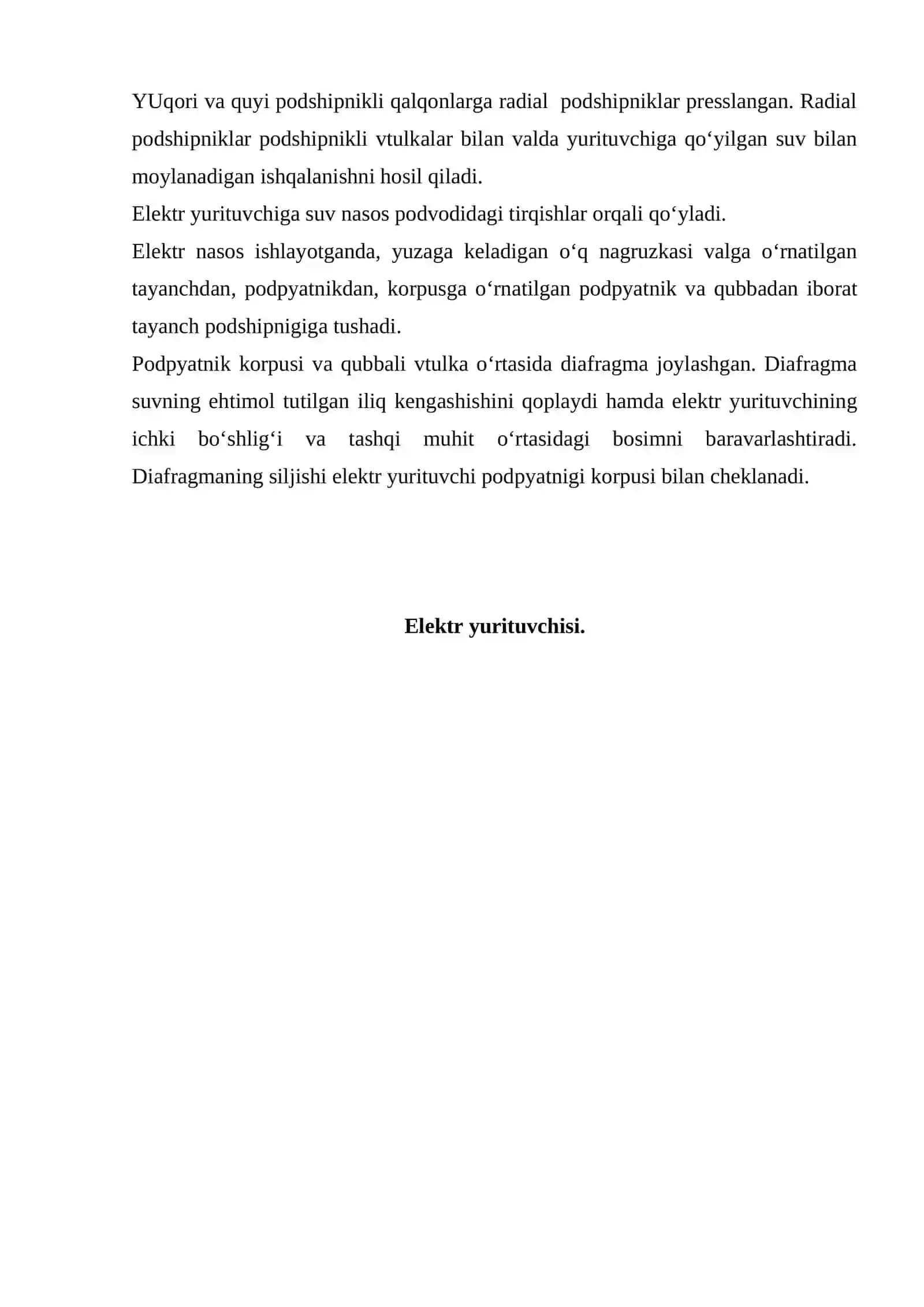 Quduqli nasos qurilmasi elektrodvigatellari 2