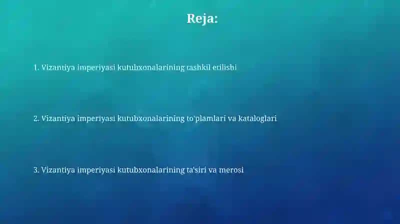 Vizantiya imperiyasi kutubxonalari 2