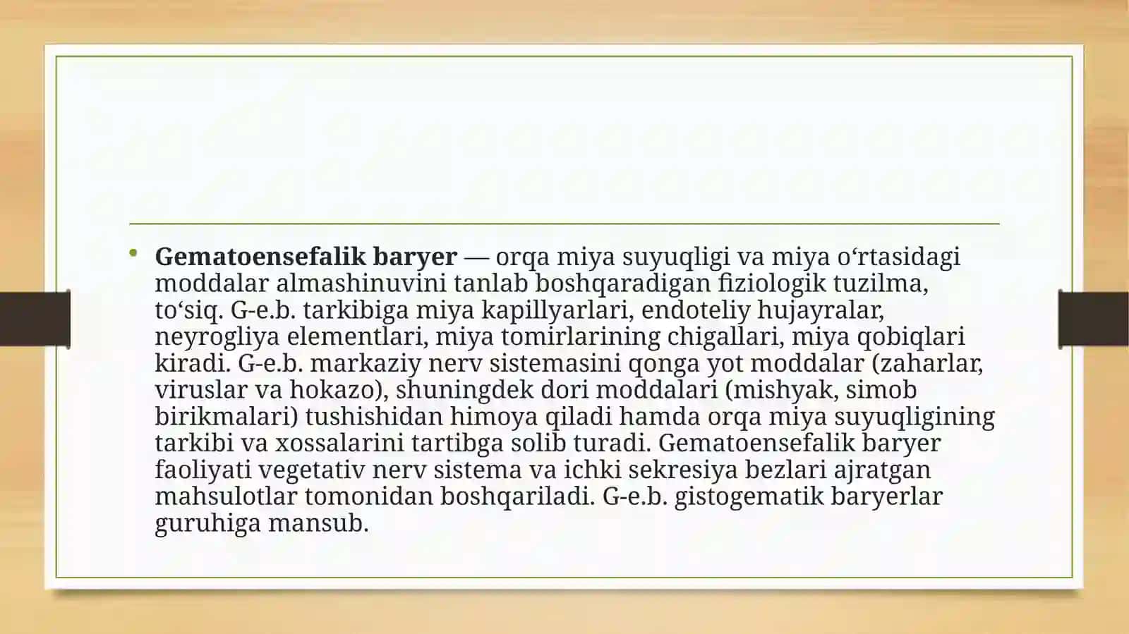 Gematoensefalik baryer 2
