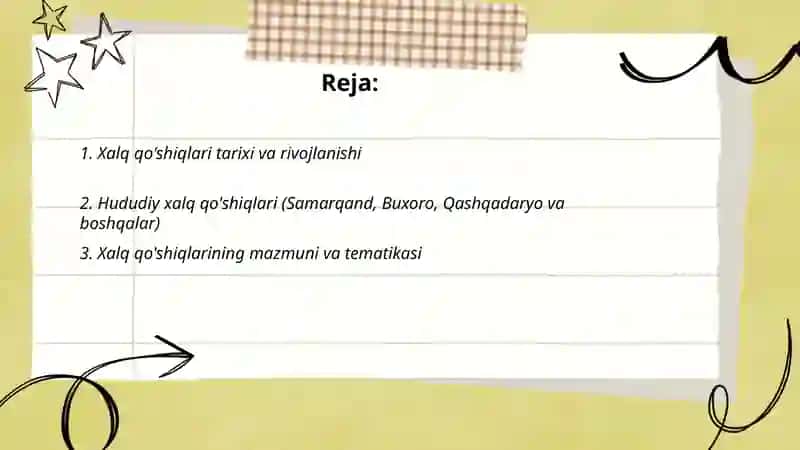 Xalq qo'shiqlari va cholg'u kuylari 2