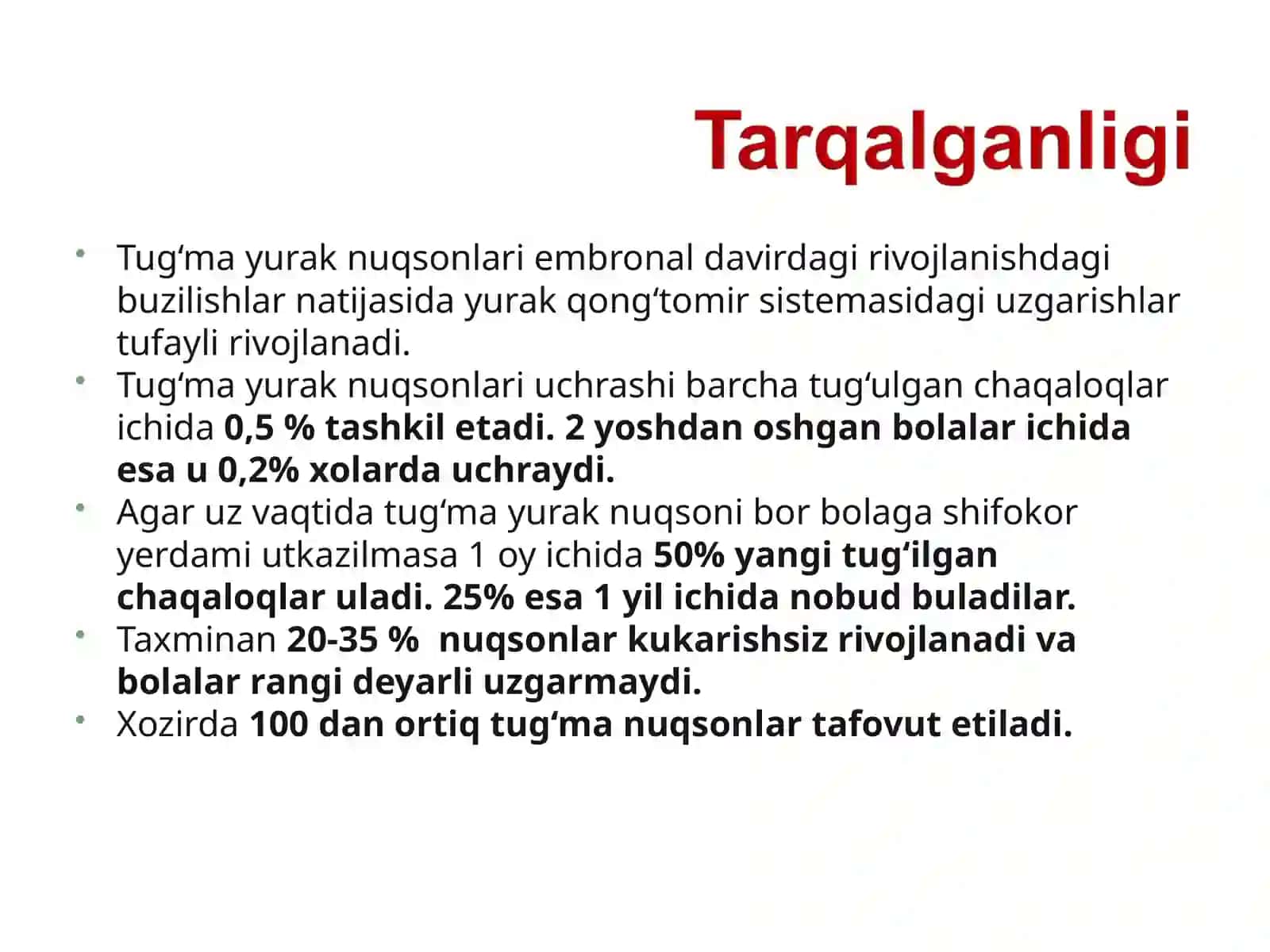 Tug‘ma yurak nuqsonlari 2