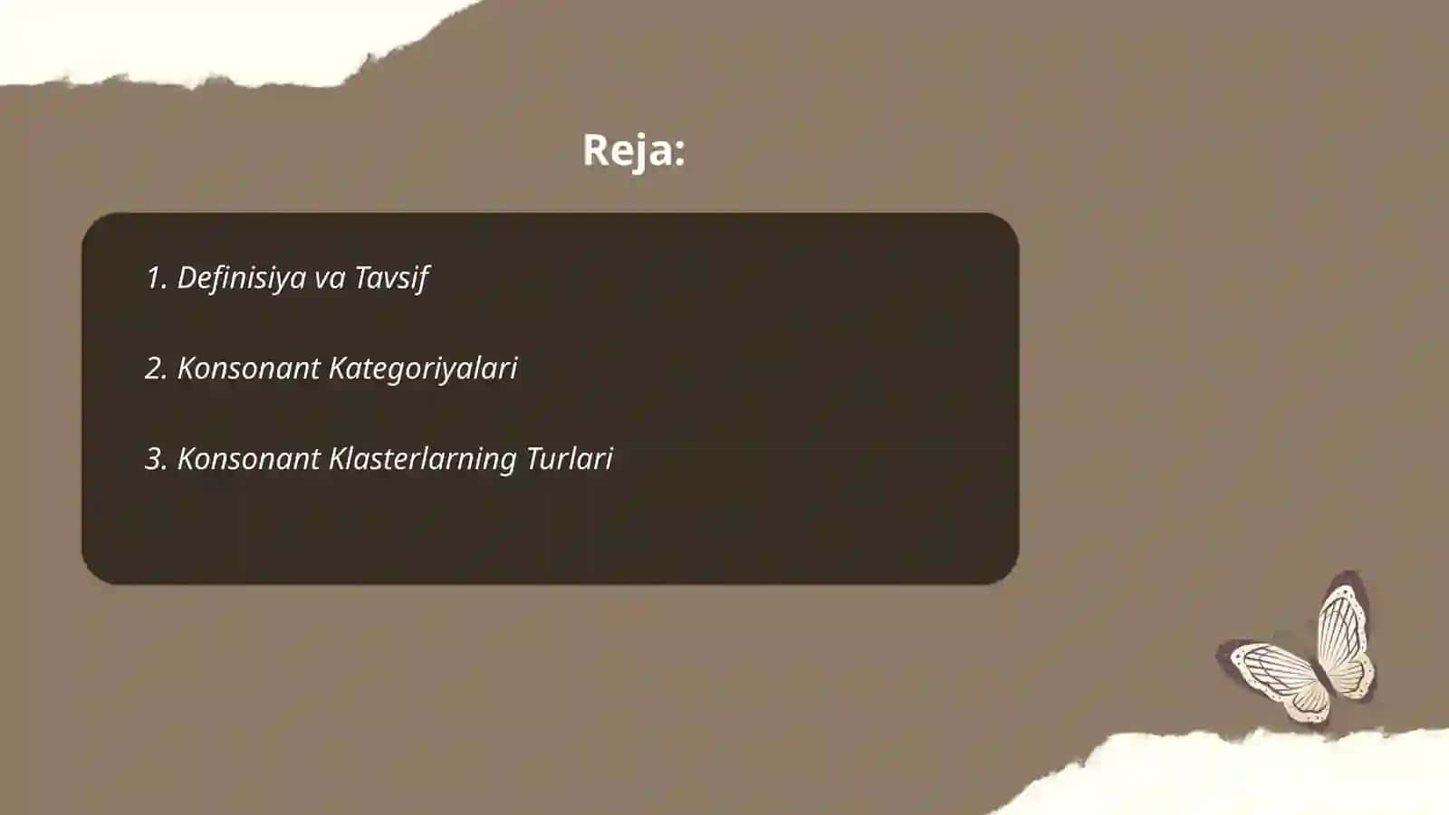 Konsonant klasterlar 2