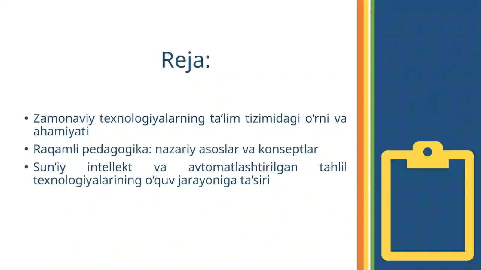 Ta'limda zamonaviy texnologiyalar 2
