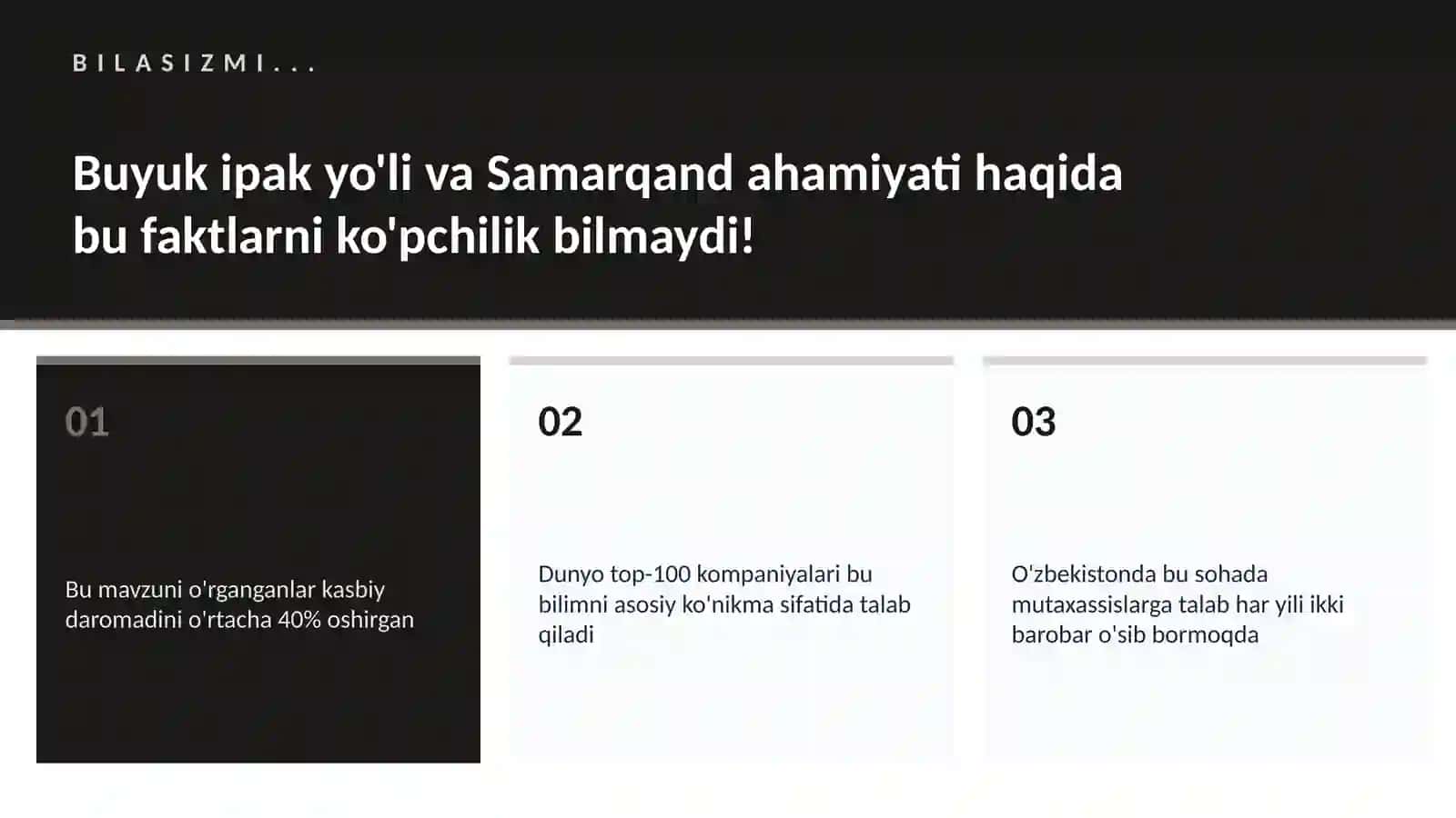 Buyuk ipak yo'li va Samarqand ahamiyati 2