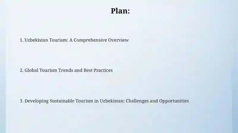 Uzbekistan Tourism: A Comprehensive Overview 2