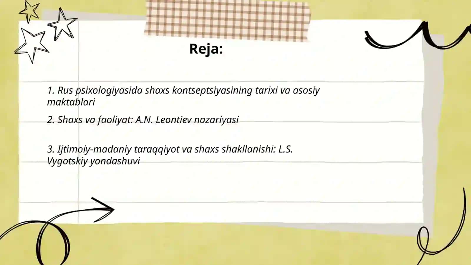Rus psixologiyasida shaxs muammosi 2