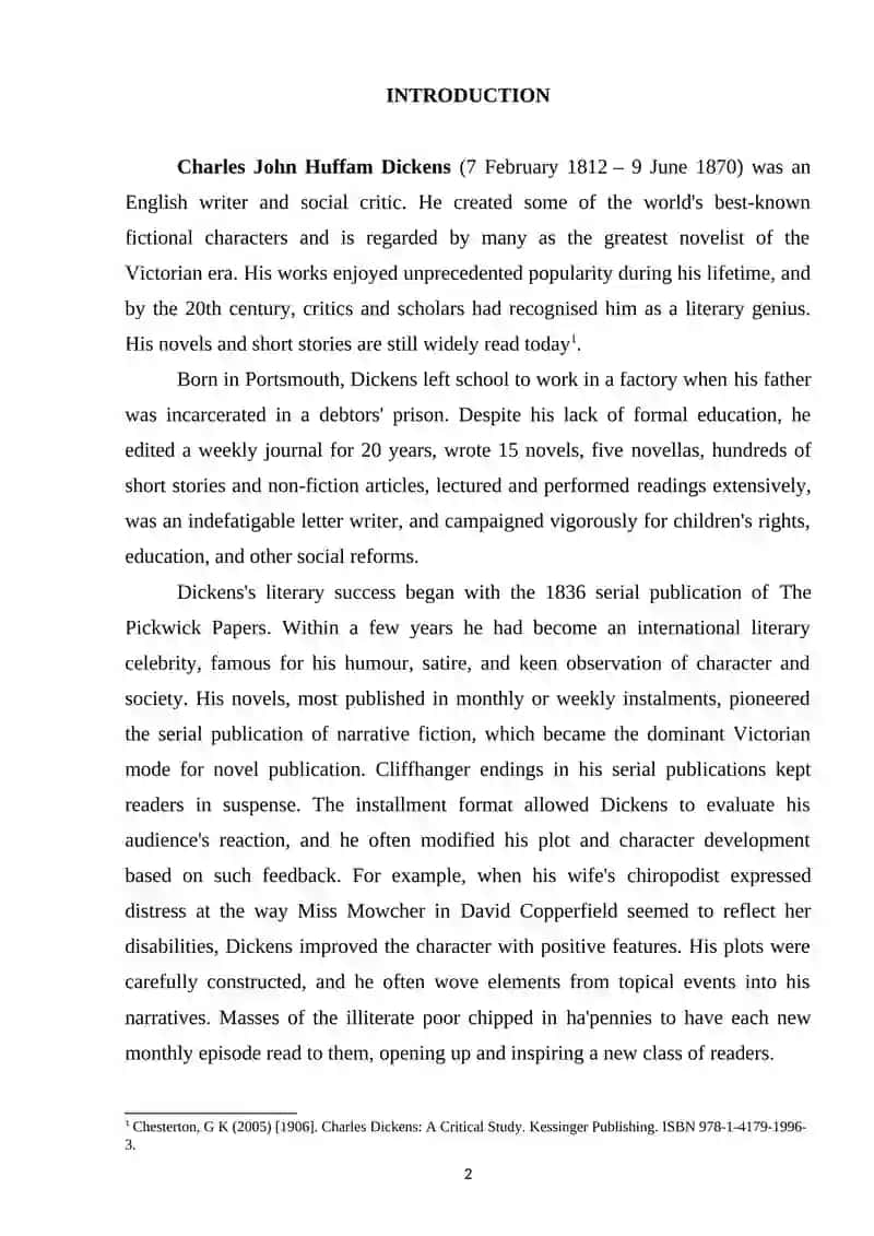Problems of Childhood and Education in Charles Dickens Works 2