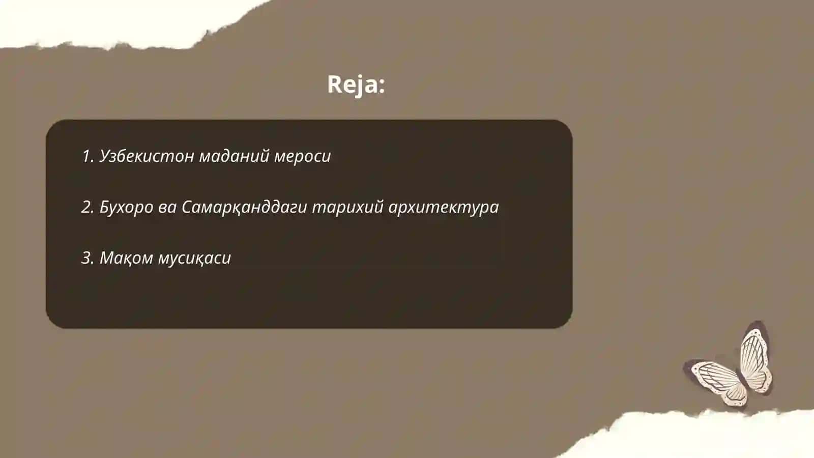 Узбекистон маданий мероси 2