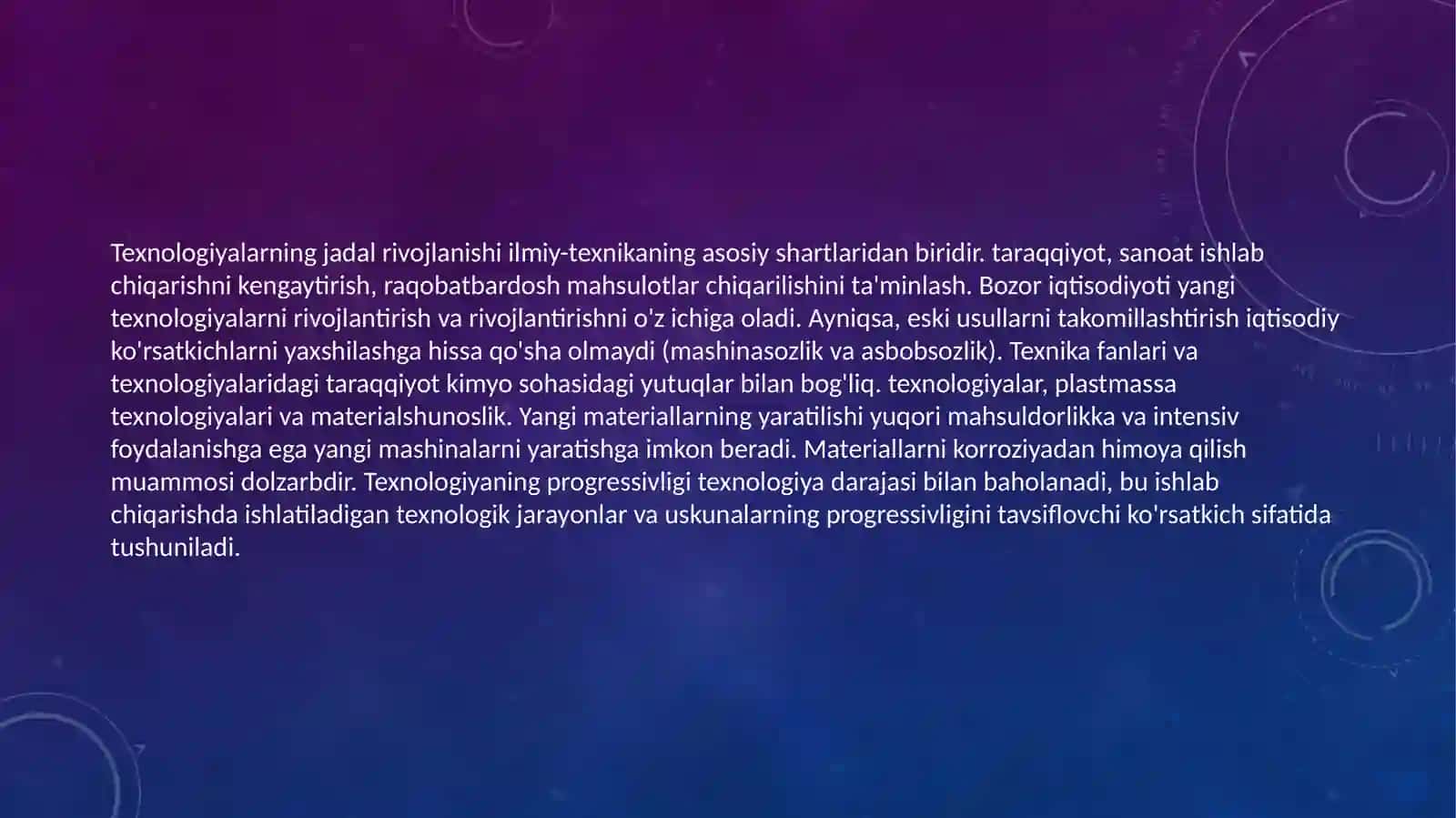 Texnologiya 2