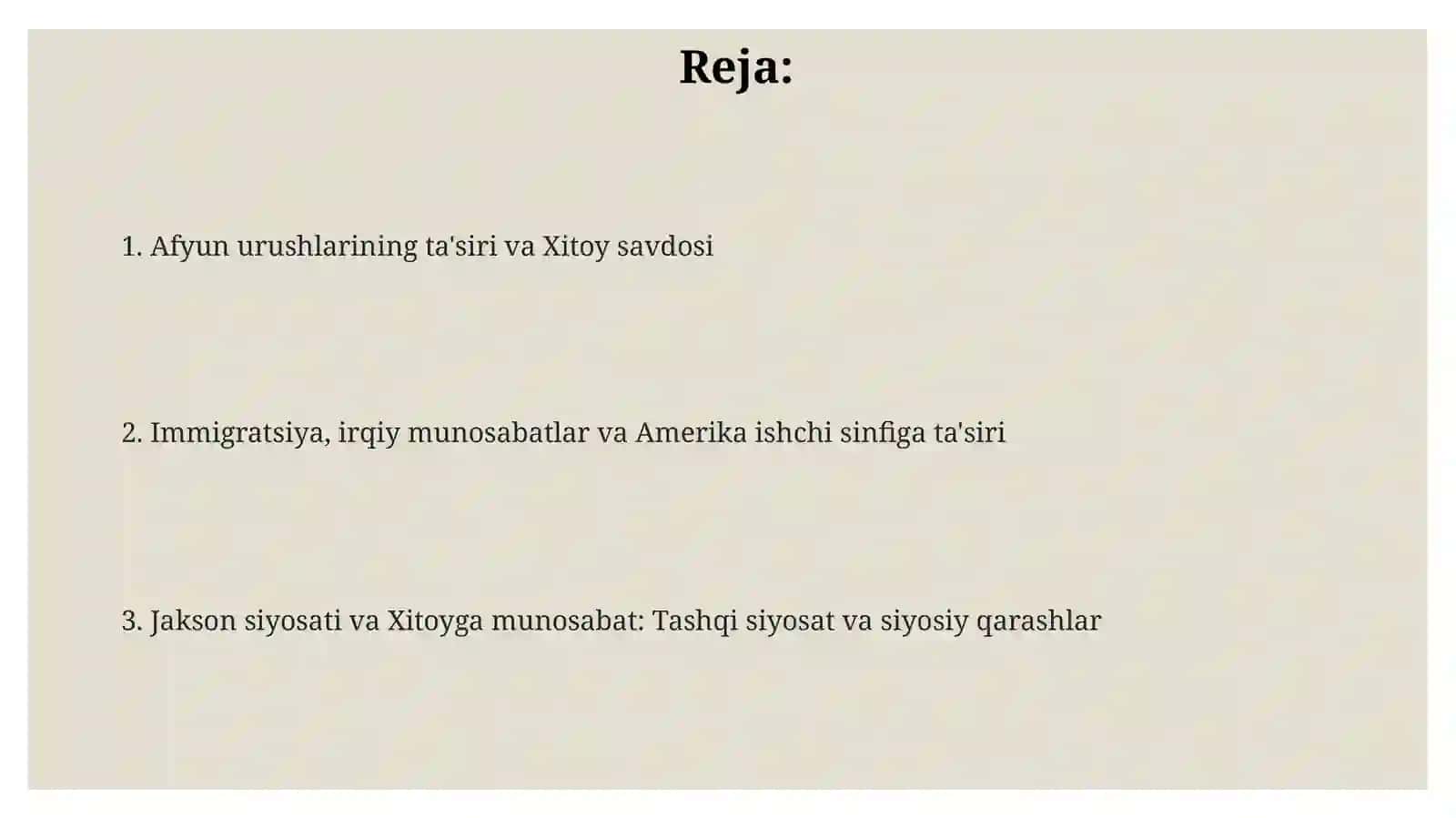 Jaxon siyosatida Xitoy roli 2