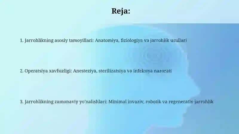 Xirurgiyafani haqida tushuncha 2