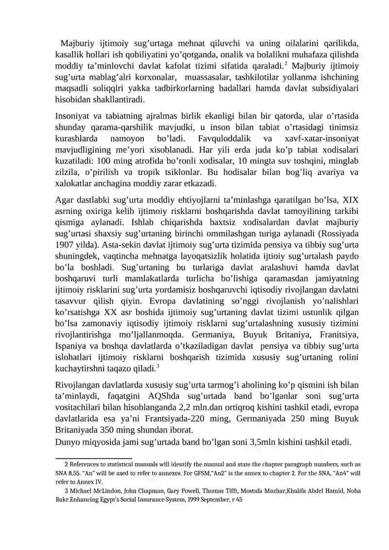 Ijtimoiy Sug’urta Tushunchasi 2