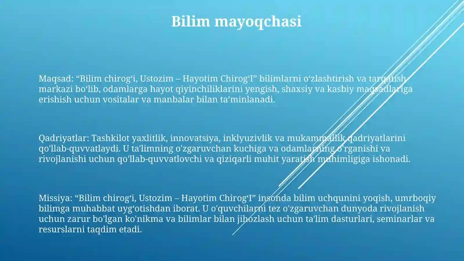 Ustozim - HayotimChirog'I 2