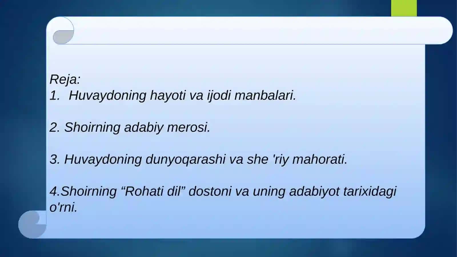 XO‘JANAZAR G‘OYIBNAZAR O‘G‘LI HUVAYDO 2
