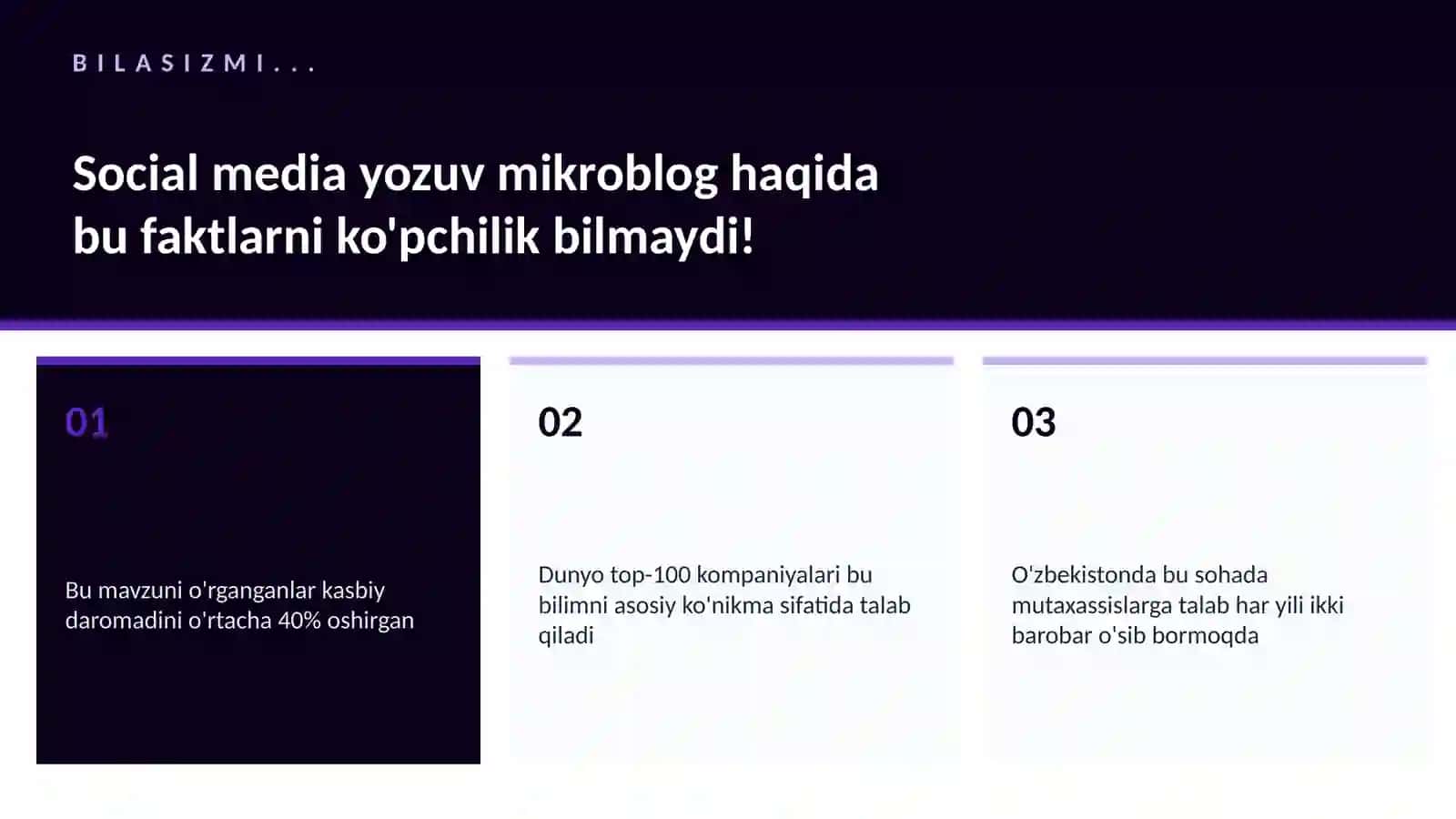 Social media yozuv mikroblog 2