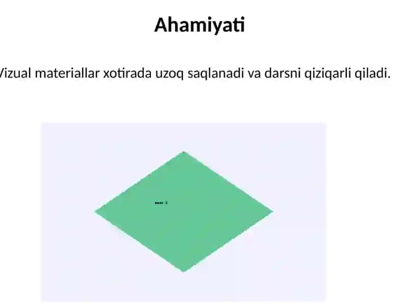 Biologiya darslarida koʻrgazmali qurollar 2
