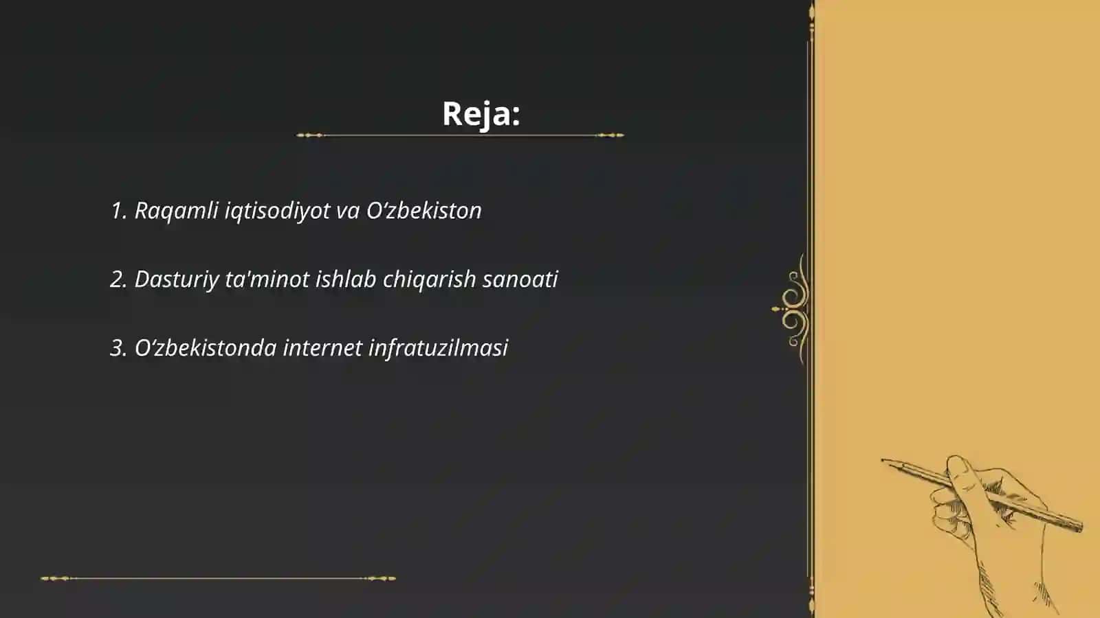 Raqamli iqtisodiyot va Oʻzbekiston 2