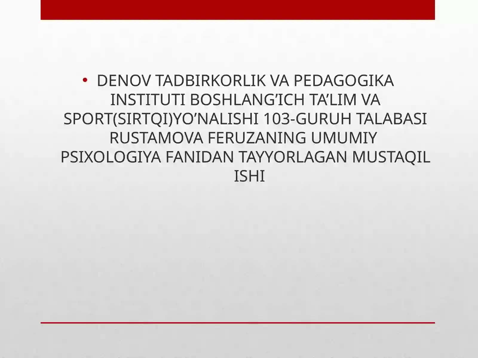 XOTIRA TURLARI VA UNING JARAYONLARI 2