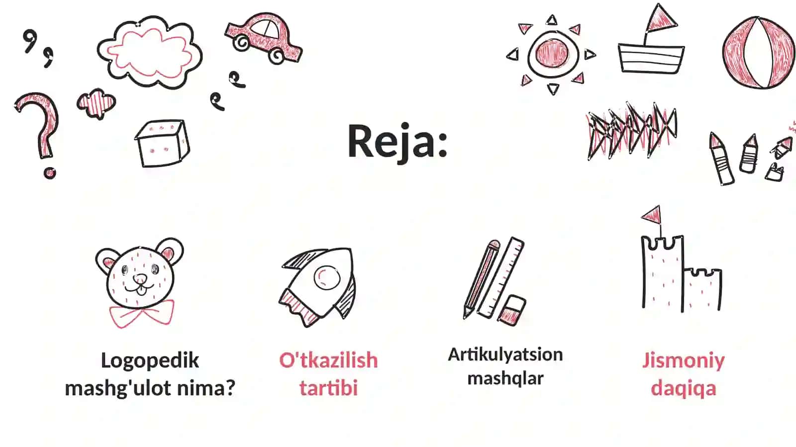 Logopedik mashg'ulot tuzilishi 2